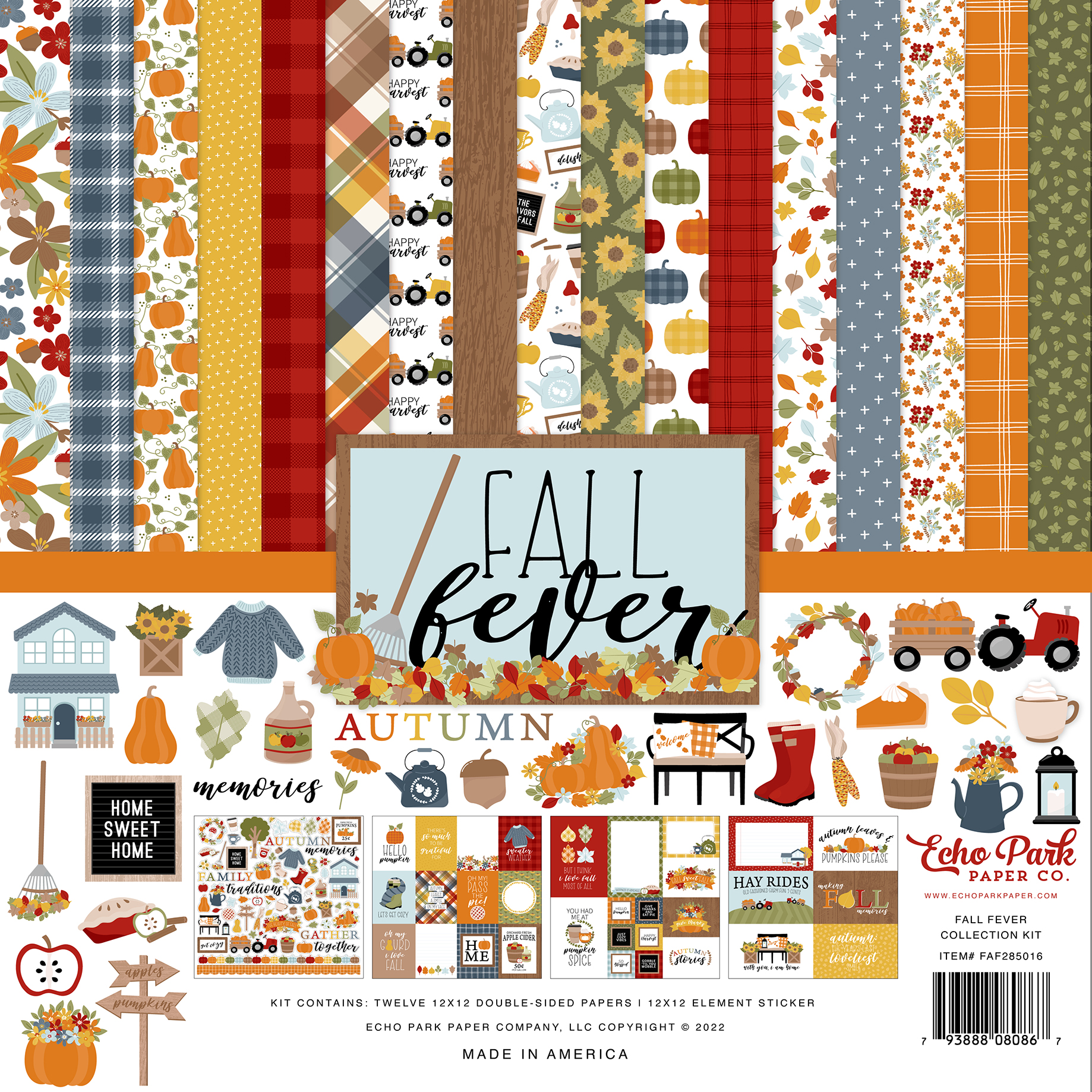 Fall Fever 6x6 Paper Pad