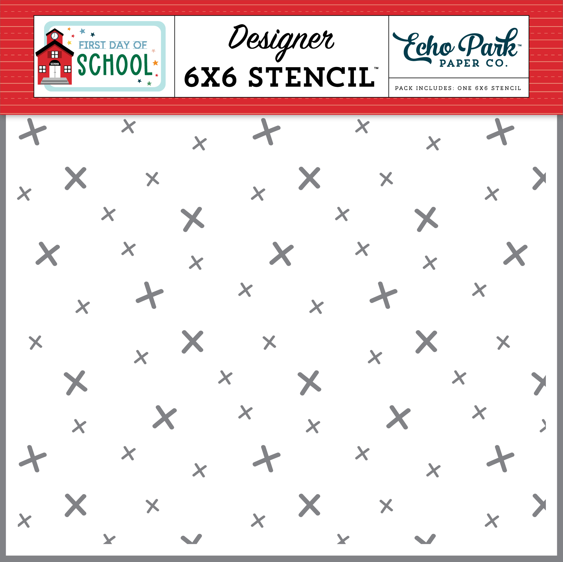 First Day Of School 6x6 Paper Pad