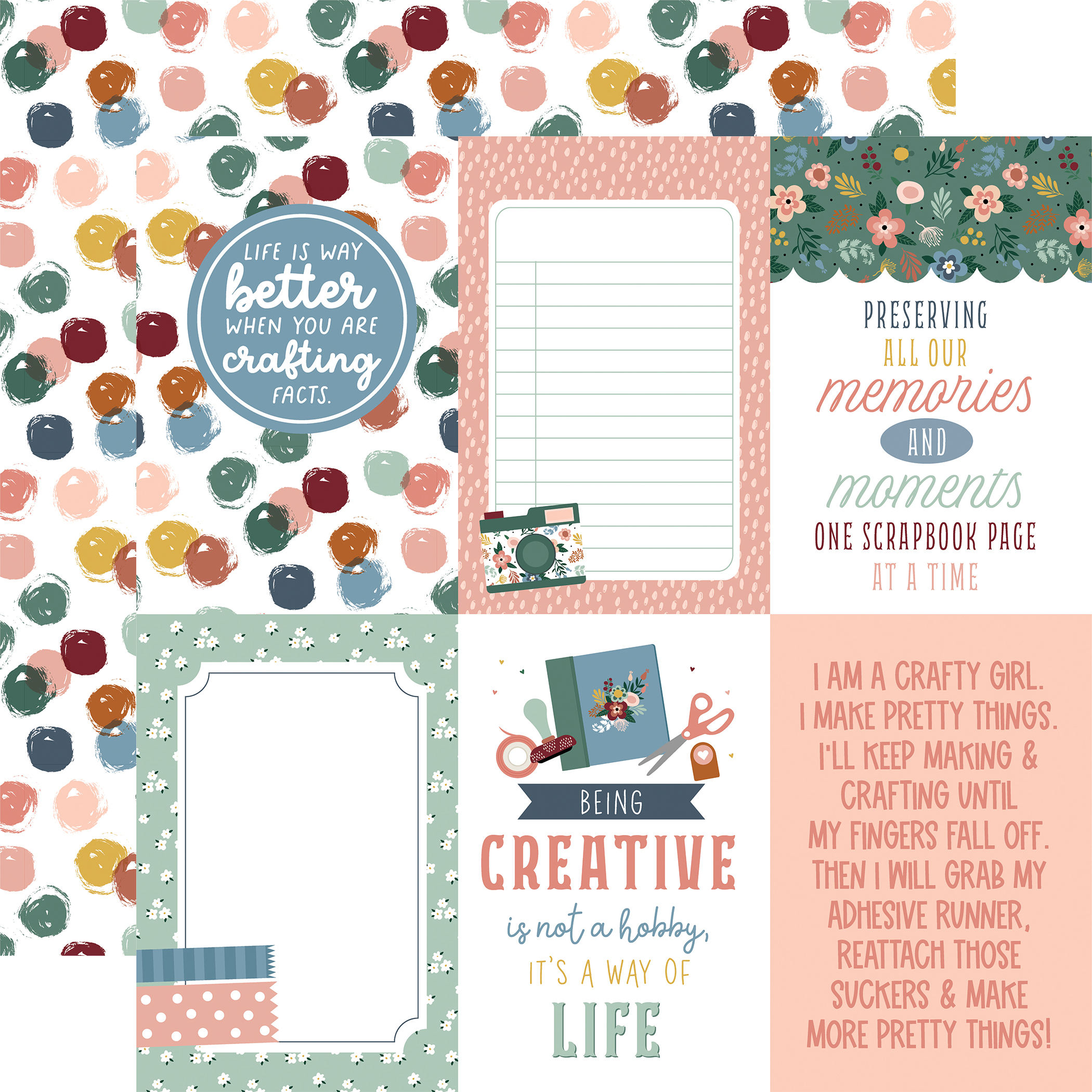 My Favorite Things: 4x6 Journaling Cards 12x12 Patterned Paper - Echo Park  Paper Co.