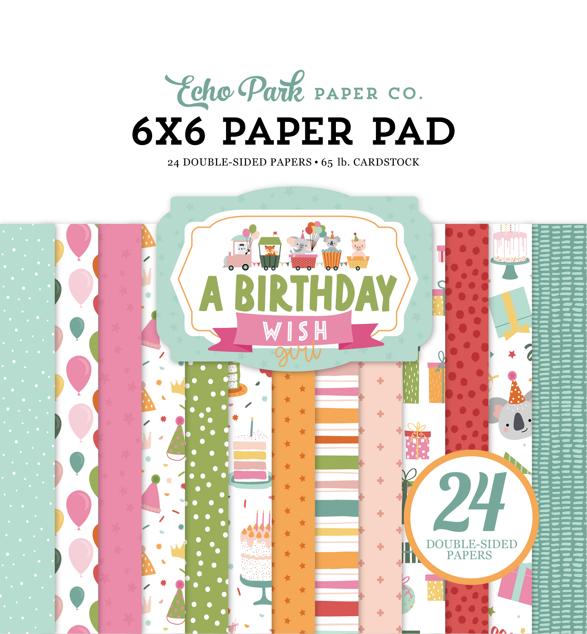 Echo Park - Make A Wish Birthday Boy Collection - 6 x 6 Paper Pad