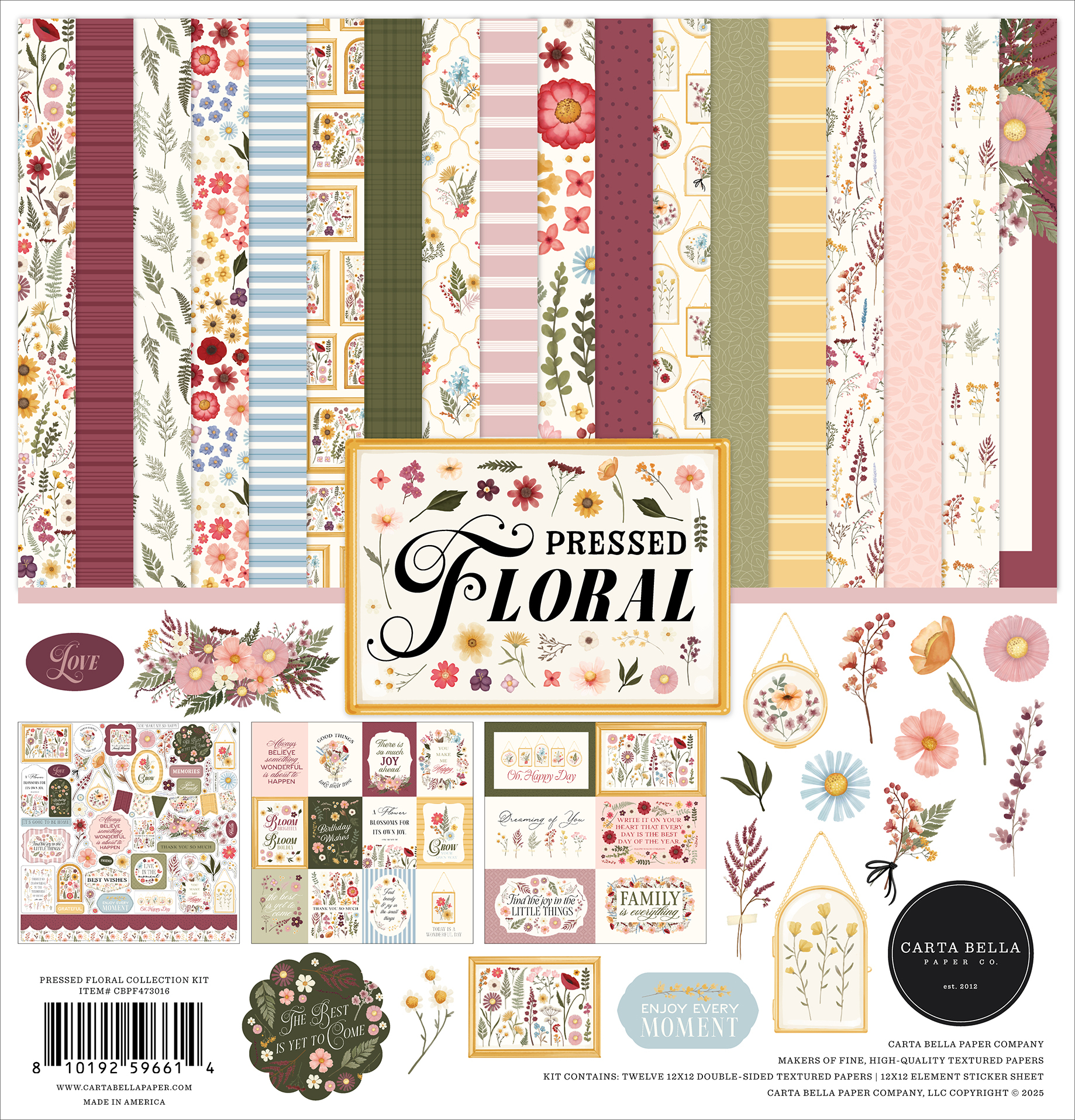 Pressed Floral