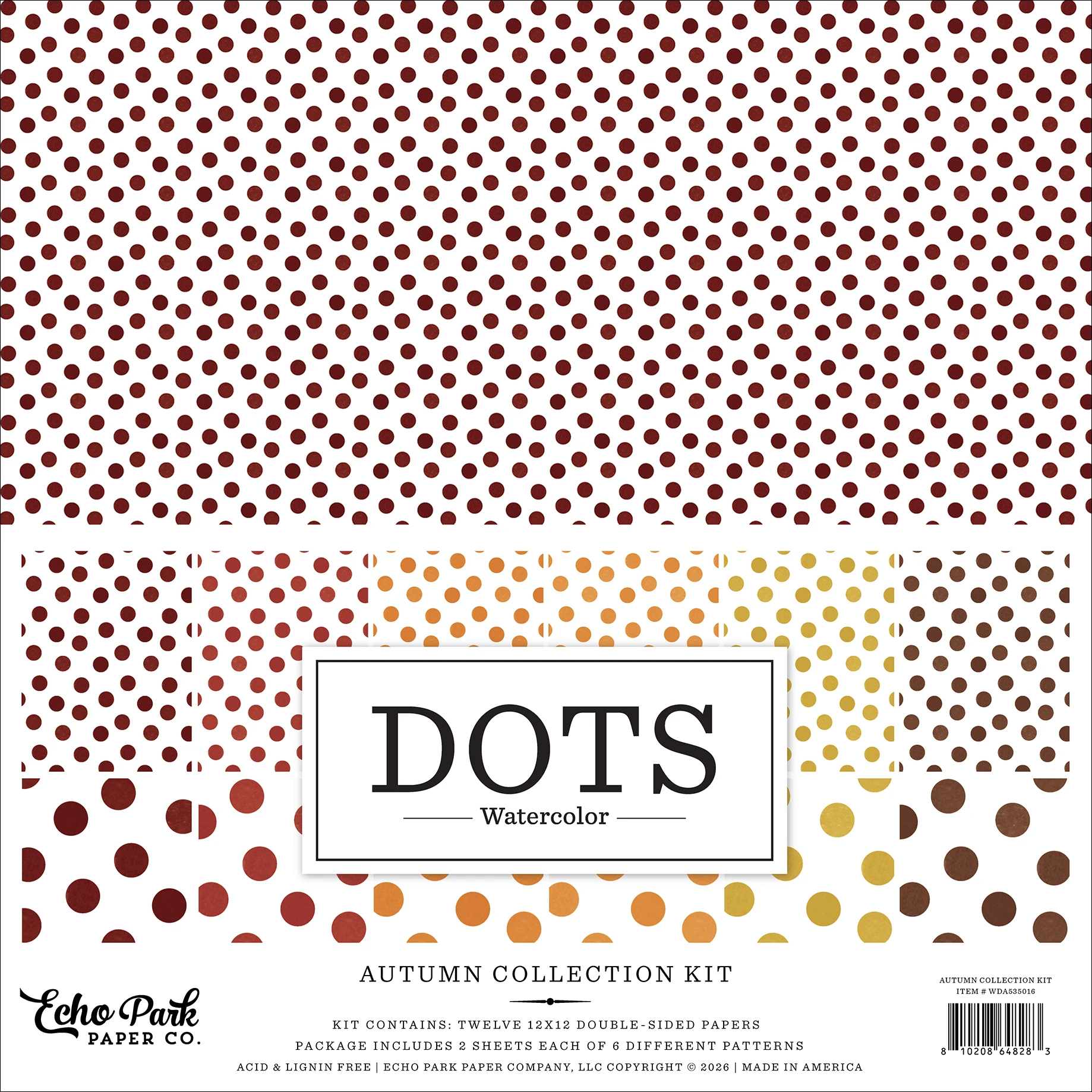 Watercolor Polka Dots