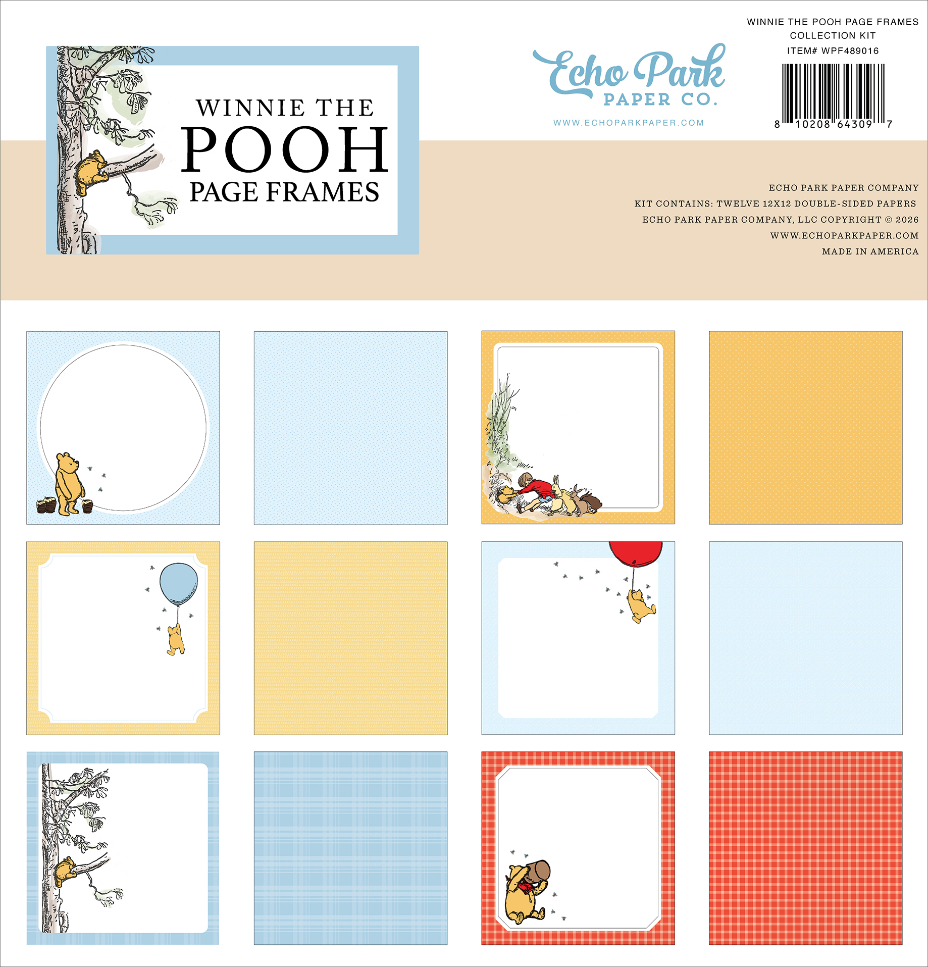 Winnie The Pooh Page Frames