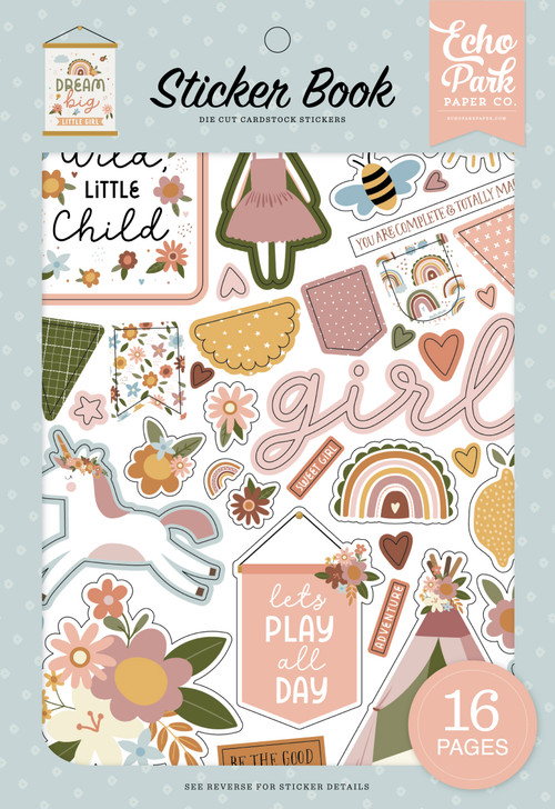Echo Park Sticker Book-Dream Big Little Girl