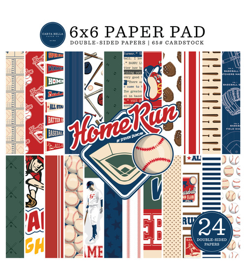 Home Run 6x6 Paper Pad - Echo Park Paper Co