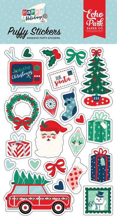 Echo Park - Happy Holidays Collection - Washi Tape - Festive Tree Fun