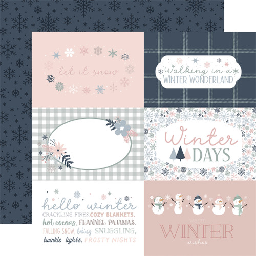 Welcome Winter: Winter Wonderland 12x12 Patterned Paper - Echo Park Paper  Co.