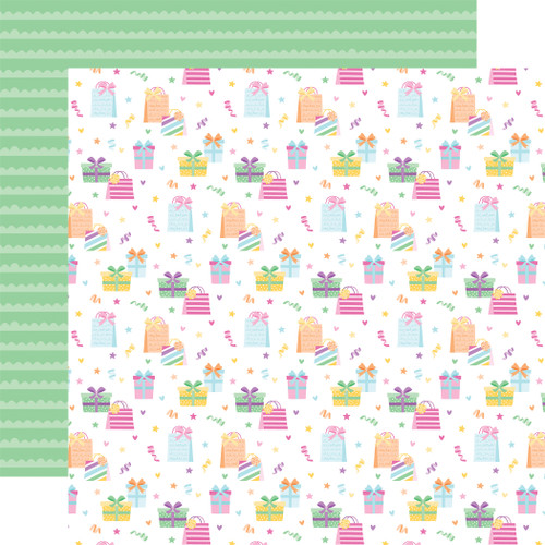 Make A Birthday Wish Girl Sweet Birthday Gifts 12x12 Patterned Paper
