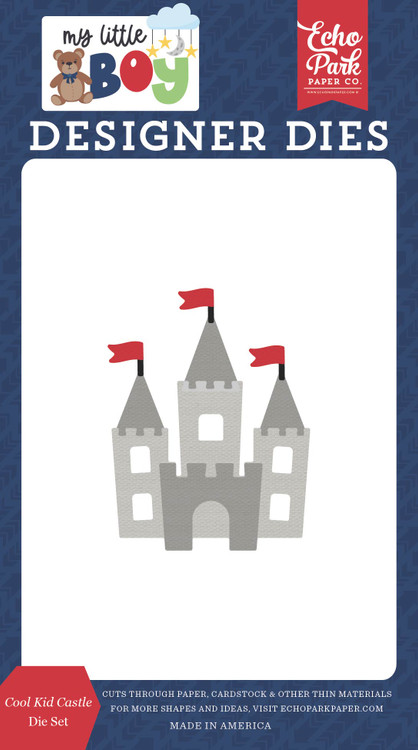 My Little Boy: Cool Kid Castle Small Die Set - Echo Park Paper Co