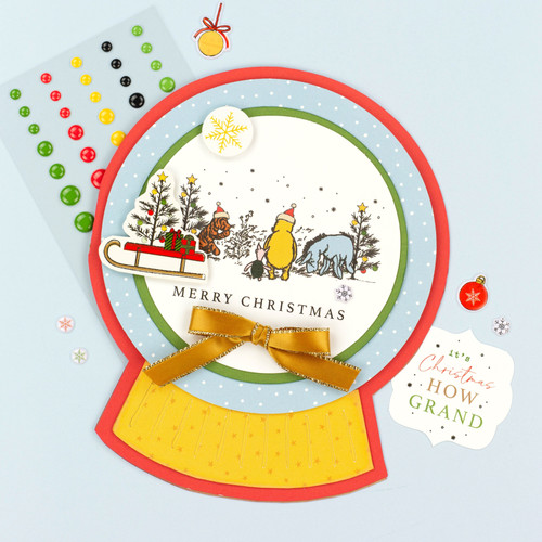 Winnie The Pooh Christmas Card Digital Instructions - Echo Park Paper Co