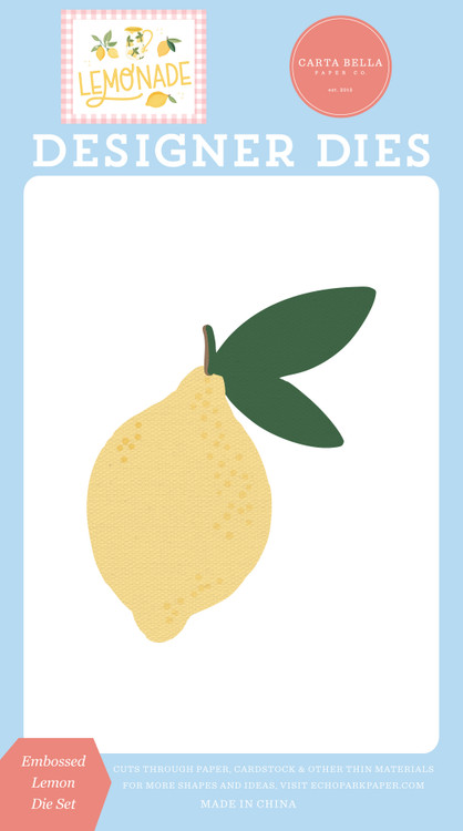 Lemonade: Embossed Lemon Die Set - Echo Park Paper Co