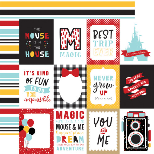 Magical Adventure 2: 6x4 Journaling Cards 12x12 Patterned Paper - Echo Park  Paper Co.