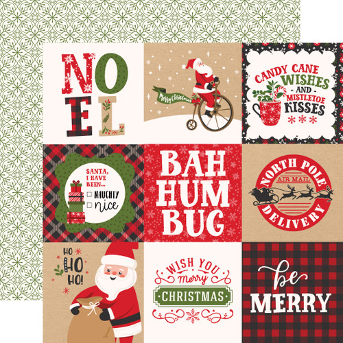 My Favorite Christmas: Christmas Squares 12x12 Patterned Paper - Echo Park  Paper Co.