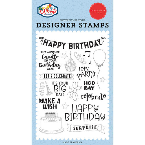 Happy Birthday Stamps, Zazzle