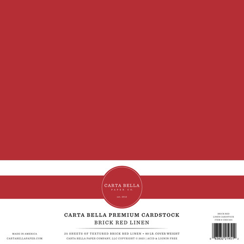 Charcoal Grey Linen 80# Cardstock - Echo Park Paper Co.