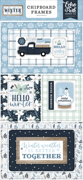 Welcome Winter: Winter Wonderland 12x12 Patterned Paper - Echo Park Paper  Co.