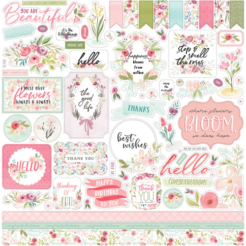 Carta Bella Paper Flora No. 3 Bright Large Floral Paper