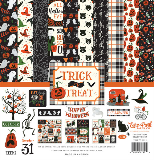 Trick Or Treat Collection Kit - Echo Park Paper Co