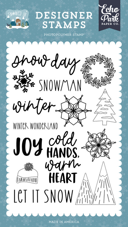 Snow Much Fun: Frost and Ice Stamp Set - Echo Park Paper Co.