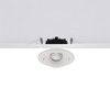 Tiltable Dimmable LED Fire Rated Downlight 4000K IP65 10W