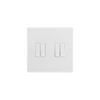 20A 4 Gang 2 Way White Rocker Switch