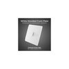 Scratch Resistant White Dimmer Plate