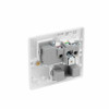  1 Gang 15 Amp Round Pin Switched Socket - back
