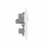  1 Gang 15 Amp Round Pin Switched Socket - side