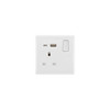 Nexus 13A Single Switched Socket with Dual USB
