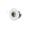 ELAN8-3K-WH 8w Fixed Dimmable COB LED Downlight IP65 & Fire Rated in White 3000K