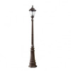 Galatea 60-9151-18-E7 Outdoor Street Light Lamp Head in Oxide Brown IP23