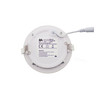 Recessed Round LED Panel 6000K 6W in White Finish