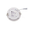 Recessed Round LED Panel 3000K 12W in White Finish