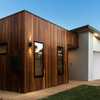 Mounted Up and down light on wooden house exterior, Exterior Lighting