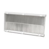 Brush Module 50x100mm White Frame with Clear White Brush Bristles