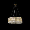 Crystal Chandelier in Gold 10 Lamps G9