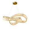 Modern LED Chandelier in Gold Finish