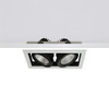 Twin Recessed Multi Tilt 20W Dimmable LED Spotlight 3K IP44