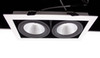 Twin Recessed Multi Tilt 20W Dimmable LED Spotlight 3K IP44