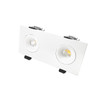 Twin mini Downlight Fire Rated Angle
