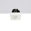 Minimalist Square Downlight LED Tiltable Dimmable IP44 10W