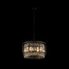 Small Pendant Chandelier in Matt Black