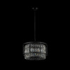 Small Pendant Chandelier in Matt Black