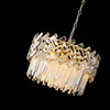 Crystal glass ceiling pendant chandelier