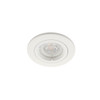 Fire Rated GU10 Downlight IP65 – White Fitting, Bottom View, Fixed Trim