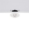 Tiltable Dimmable LED Fire Rated Downlight IP65 10W 3K