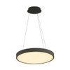 Black drum pendant light set to 3000K warm white – AR8851/C600ABLK 600mm switchable CCT