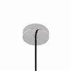 Pendant Lamp Ceiling Rose in Polished Chrome