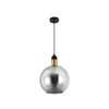 Tinted Glass Ball Adjustable Ceiling Pendant Light Switched Off, Pendant lighting