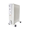 Free Standing Oil Radiator, Grey Oil Radiator, Variable Thermostat Main Picture.